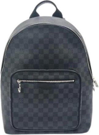 Louis Vuitton Pre-owned Louis Vuitton Josh Damier Graphite Coated Canvas Rugzak - Heren - Vintage Rugzakken - Blauw - ONE Size - Vintage