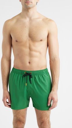Save The Duck Demna Swim Trunks in Rainforest Green at Nordstrom, Size Xx-Large