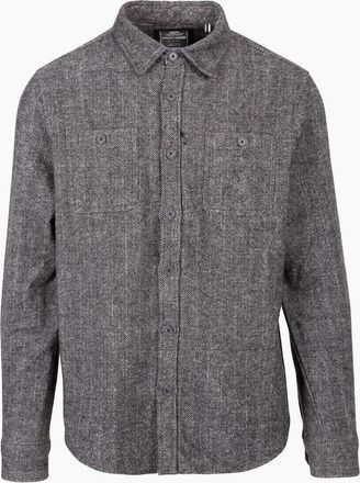 Trespass Mens Collared Neck Long Sleeve Shirt - Grey - Size: 34/Regular