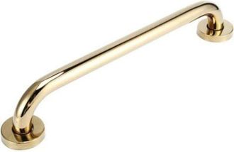 OEM Barra De Apoyo Para Ducha, Ba&ntilde;o, Acero Inoxidable, Chapada En Oro, Barra De Apoyo Para Ba&ntilde;era, Barra De Seguridad, Accesorio De Ba&ntilde;o, 40 Cm