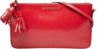 Burberry Borsa a tracolla in vernice Pre-owned - - Pre-owned - Donna - Rosso - ONE SIZE
