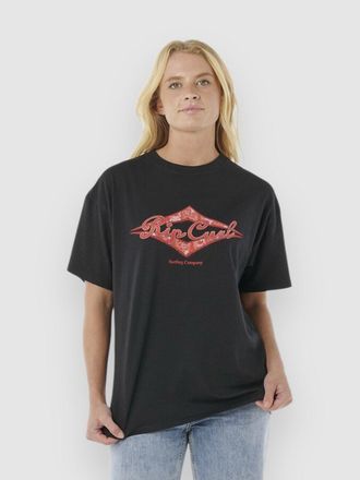 Rip Curl Diamond Heritage Camiseta negro
