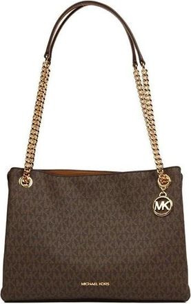 Michael Kors Bolso mensajero Christina mediano de triple fuelle - Bags - Mujer - Marr&oacute;n - ONE SIZE