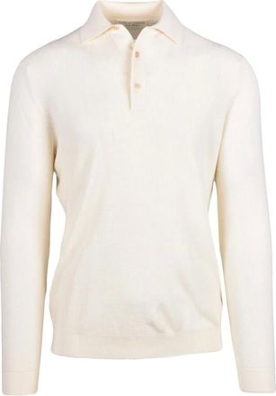 FILIPPO DE LAURENTIIS Polo a Maniche Lunghe in Maglia - - Tops - Uomo - Beige - 2XL