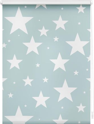 Lichtblick Original Seitenzugrollo »Rollo Klemmfix, ohne Bohren, blickdicht, Sterne« blickdicht Blendschutz Sichtschutz freihängend