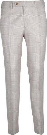 Berwich Kostuumbroeken - Heren - Nette broeken - Beige - L - Wol - Broeken