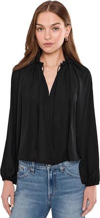 Madewell Nayla Top Womens Clothing Jet Black : LG (Womens 10-12), Denim/Polyester