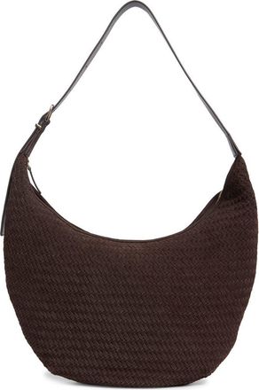 Madewell Essential Curve Shoulder Bag in Dark Carob at Nordstrom Rack