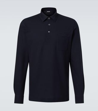 Ermenegildo Zegna Polo in cotone con logo