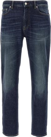Department Five Stones Jeans - Heren - Slim Fit Jeans - Blauw - W38 - Katoen - Jeans