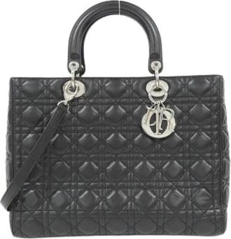 Dior Borsa Pre-owned Lady Dior - - Pre-owned - Donna - Nero - ONE SIZE