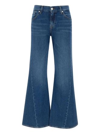 7 For All Mankind seam-detailing jeans - women - Fabric - 31 - Blue