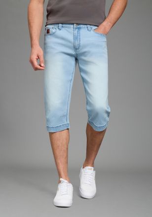 Bruno Banani Jeansbermudas BRUNO BANANI, Herren, Gr. 29, L&auml;nge 32, light blau, Denim/Jeans, Obermaterial: 98% Baumwolle, 2% Elasthan, unifarben, straight fit knieb