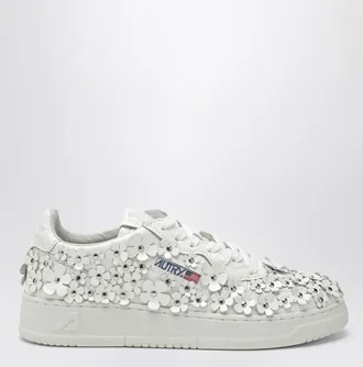 Autry Sneaker Medalist Blooming in white leather
