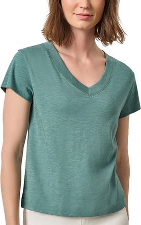 Lilla P Relaxed Short Sleeve V-Neck T-Shirt