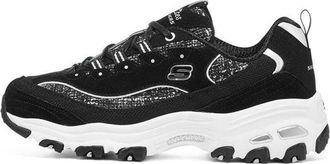 Skechers (WMNS) Skechers DLites 1.0 Black White 149911-BKW