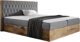 Mirjan24 Cama Continental Baltimore 190, Faro 4, Individuales, Continental, 120x200, Tapiz, Somieres, 128x208x103cm
