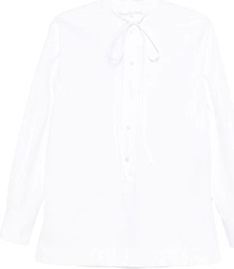 Gucci Neck-tie Long-sleeve Top
