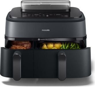 Philips Freidora Philips Na550/00 Doble Cesta 9l Vapor