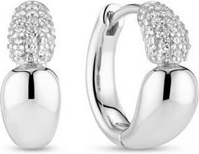 Sif Jakobs Jewellery Earrings Goccia Creolo Piccolo in 925 Sterling Silver at Nordstrom
