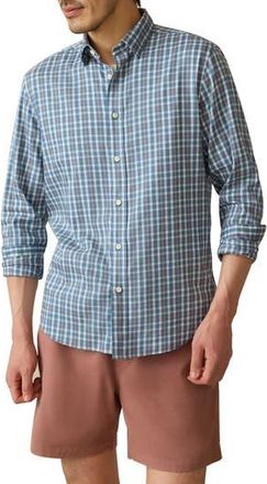 Faherty The Movement Button-Up Shirt in Bay View Plaid at Nordstrom Rack, Size Xx-Large