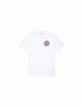 Replay Mens Replay Biker T-Shirt - White - Size: 36