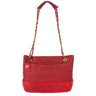 Chanel Pre-owned Borsa Tote a Spalla Vintage - - Pre-owned - Donna - Rosso - ONE SIZE