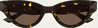 Bottega Veneta Cat-Eye Acetate Sunglasses