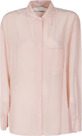 Tela Brezza Shirt - Dames - Blouses & Shirts - Roze - Maat: S Zijde