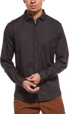 Stone Rose Stretch Print Shirt