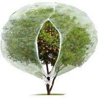 OEM (180 X 180 Cm) Malla Antiinsectos Y Antip&aacute;jaros Con Cremallera, Malla Para Jard&iacute;n Para Proteger Plantas, Frutas Y Flores De Los Insectos