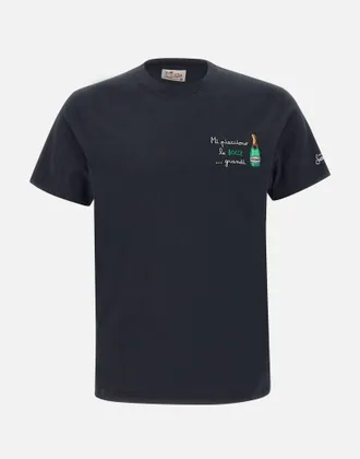 MC2 Saint Barth: Black Printed T-Shirts now up to −34