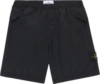 Stone Island L100008 Nylon Metal ECONYL Shorts Black L1S15L100008S0019V0029