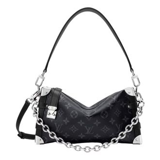 Louis Vuitton (WMNS) LOUIS VUITTON Side Trunk MM East West Black M26226