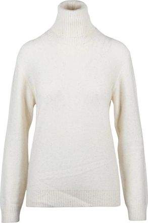 Fabiana Filippi Truien & Vesten, Dames, Wit, S, Wol, Dolcevita Turtleneck