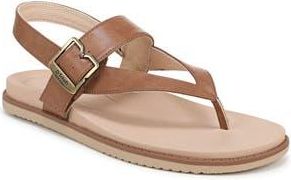 Dr. Scholls So Chill Sandal in Honey Brown Faux Leather at Nordstrom Rack, Size 8.5