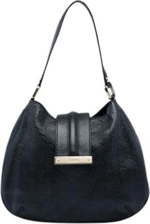 Gucci Pre-owned New Ladies Hobo Bag - Dames - Vintage Schoudertas - Zwart - ONE Size - Leer - Vintage