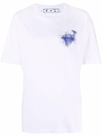 Off-white printed T-Shirt - women - Organic Cotton - S