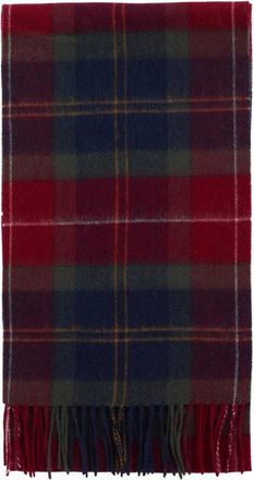 Barbour Tartan Scarf - Heren - Wintersjaals - Rood - ONE Size - Wol - Accessoires
