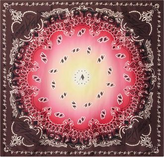 The Attico Printed silk scarf