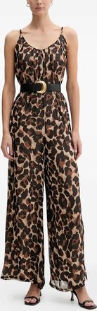 Joseph Ribkoff Tuta intera con stampa - Marrone