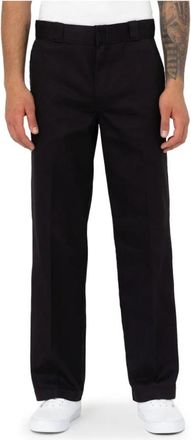 Dickies Heren Zwarte Broek Herfst/Winter Stijl - Heren - Straight fit broeken - Zwart - W31 L32 - Katoen - Broeken