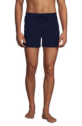 Lands End 5 Inch Volley Swim Trunk in Deep Sea Navy at Nordstrom, Size Xx-Large