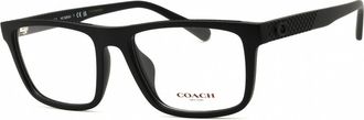 Coach Demo Rectangular Mens Eyeglasses HC6263U 5002 55