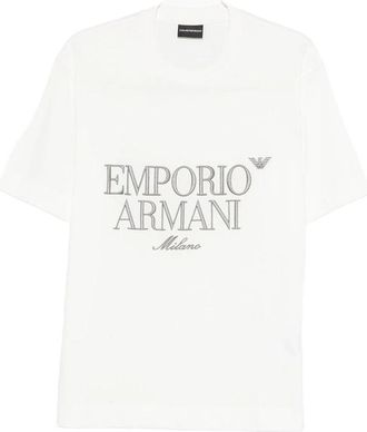 Emporio Armani T Shirt Bianco-Uomo
