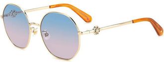 Kate Spade New York Venus/F/S Asian Fit J5G/I4 Womens Sunglasses Gold Size 56