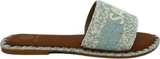 De Siena shoes Slippers - Dames - Sandalen - Blauw - 36 EU - Schoenen