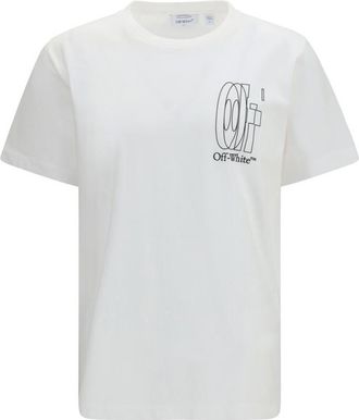 Off-white White Crew Neck T-Shirt