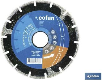 cofan Disco Electrodep. Reforz. 180 Mm, Discos De Diamante Electrodepositado Especial M&aacute;rmol Profesional. Uso Para Materiales Gruesos Y Duros. Corte Siempre