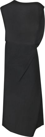 Jacquemus Drap Dress - Dames - Casual kleedjes - Zwart - XS - Katoen - Kleedjes